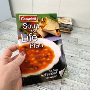 Campbells Soup for‎ Life Plan 2004 Cookbook Booklet Retro Vintage